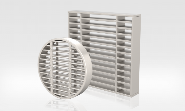 Intumescent air transfer grilles